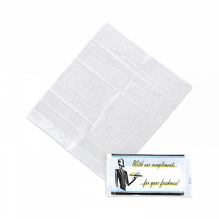 The Ultimate Fingerbowl, Individually Wrapped, Lemon Scent, White, 250/Carton (RF1MU)
