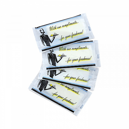 The Ultimate Fingerbowl, Individually Wrapped, Lemon Scent, White, 250/Carton (RF1MU)