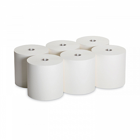 SofPull Hardwound Roll Paper Towel, Nonperforated, 1-Ply, 7.87