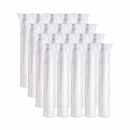 J Cup Insulated Foam Pedestal Cups, 44 oz, White, 300/Carton (44AJ32)