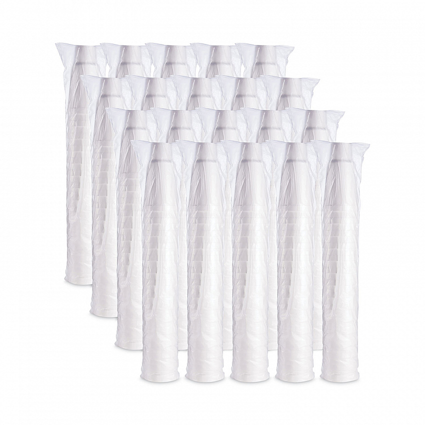 J Cup Insulated Foam Pedestal Cups, 44 oz, White, 300/Carton (44AJ32)