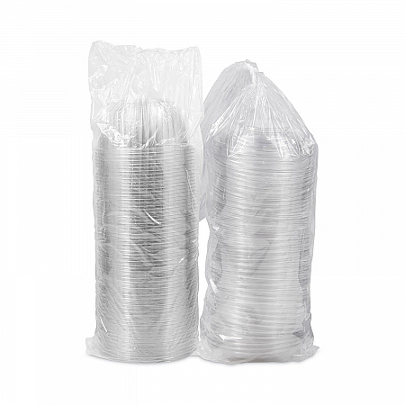 PresentaBowls Bowl/Lid Combo-Paks, 48 oz, Clear, Plastic, 126/Carton (C48BCD)