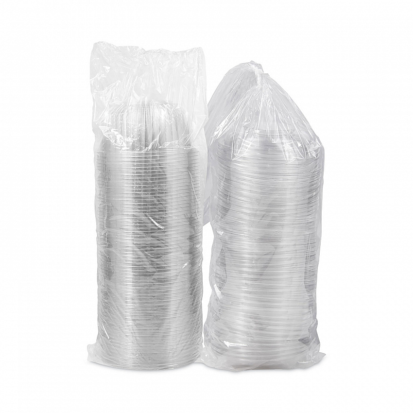 PresentaBowls Bowl/Lid Combo-Paks, 48 oz, Clear, Plastic, 126/Carton (C48BCD)