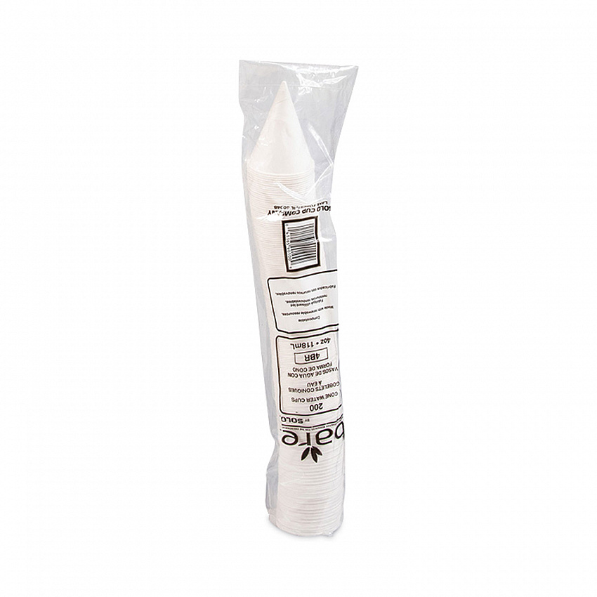 Cone Water Cups, ProPlanet Seal, 4 oz, Paper, White, 200/Pack (4BR)