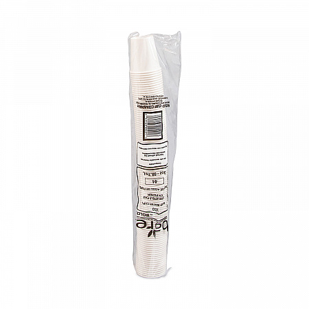 Paper Water Cups, 3 oz, White, 100/Pack (44)