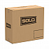 Creative Carryouts OctaView Hinged Lid Containers, 7.5 x 8 x 2.4, Black/Clear, Plastic, 100/Carton (865045AP94)