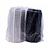 Creative Carryouts OctaView Hinged Lid Containers, 7.5 x 8 x 2.4, Black/Clear, Plastic, 100/Carton (865045AP94)