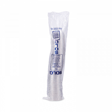 Dome-Top Cold Cup Lids, Fits 2.5 oz to 9 oz Cold Cups, Plastic, Clear, 2,500/Carton (DL620)