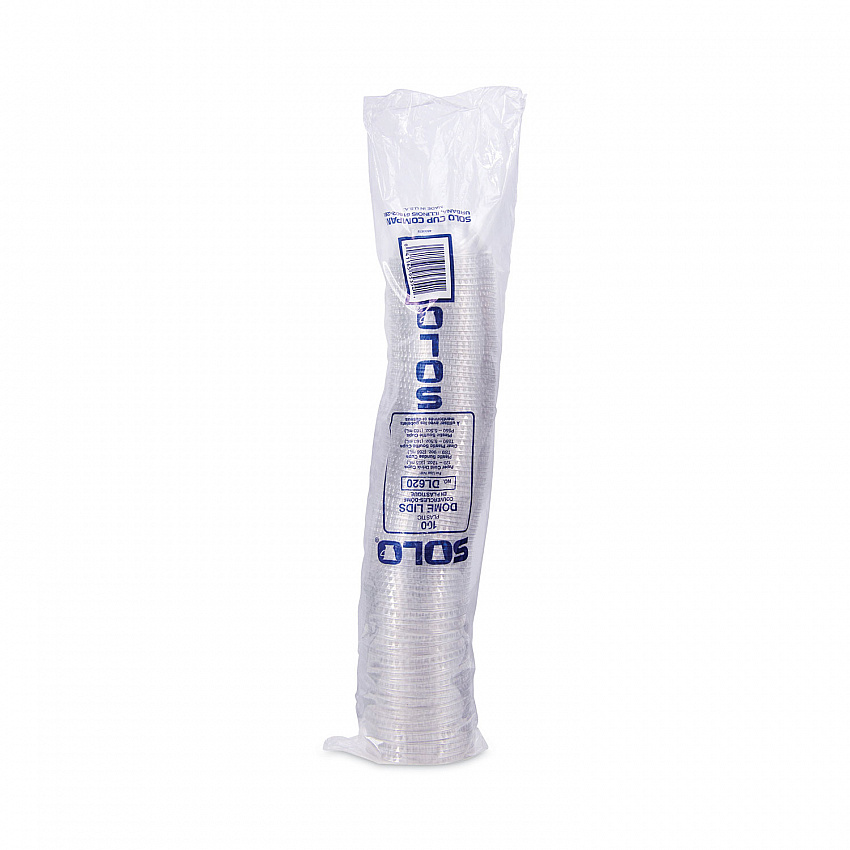 Dome-Top Cold Cup Lids, Fits 2.5 oz to 9 oz Cold Cups, Plastic, Clear, 2,500/Carton (DL620)
