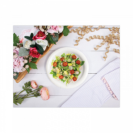 Bare Eco-Forward Clay-Coated Paper Dinnerware, ProPlanet Seal, Plate, 9
