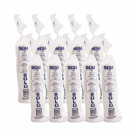 Lift Back and Lock Tab Lids for Paper Cups, Fits 10 oz Hot Cups, Plastic, White, 100/Sleeve, 10 Sleeves/Carton (LB3101)