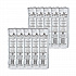 Bare Eco-Forward RPET Deli Container Lids, Recessed Lid, Fits 8 oz Containers, Clear, Plastic, 50/Pack, 10 Packs/Carton (LG8R)
