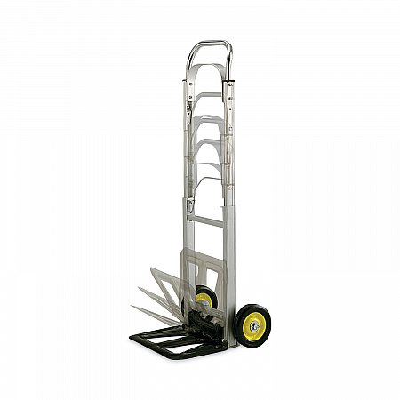 HideAway Aluminum Hand Truck, 250 lb Capacity, 15.5 x 16.5 x 43.5, Aluminum (4061)