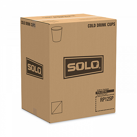 Double Sided Poly (DSP) Paper Cold Cups, 12 oz, Symphony Design, 80/Sleeve, 25 Sleeves/Carton (RP12SPSYM)