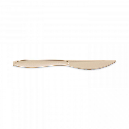 Medium Weight Polystyrene Knives, Plastic, Champagne, 1,000/Carton (RSAK)