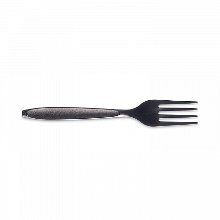 Reliance Classic Plastic Cutlery, Medium Heavyweight Fork, Black, 1,000/Carton (RSKF0004)