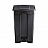 Large Capacity Plastic Step-On Receptacle, 23 gal, Plastic, Black (9923BL)