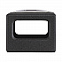 Canmeleon Recessed Panel Receptacles, 15 gal, Polyethylene, Black (9474BL)