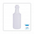Easy-Grip Plastic Spray Bottle, 16 oz, Clear, 24/Carton (00016)