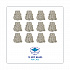 Banded Cotton Mop Head, #24, White, 12/Carton (CM02024S)