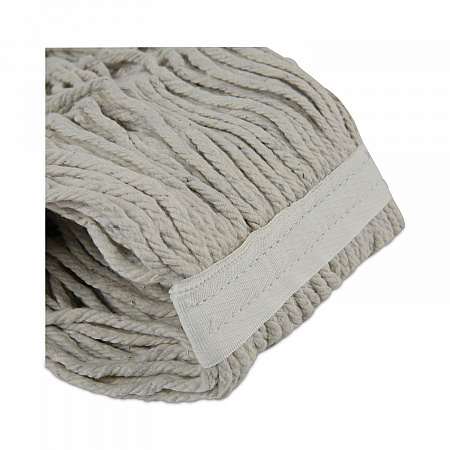 Banded Cotton Mop Head, #24, White, 12/Carton (CM02024S)