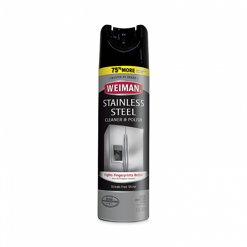 Stainless Steel Cleaner and Polish, 17 oz Aerosol Spray, 6/Carton (49CT)