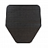 Komodo Urinal Mat, Shield-Shaped, Gray Smooth Surface, 18