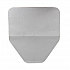 Komodo Urinal Mat, Shield-Shaped, Gray Smooth Surface, 18