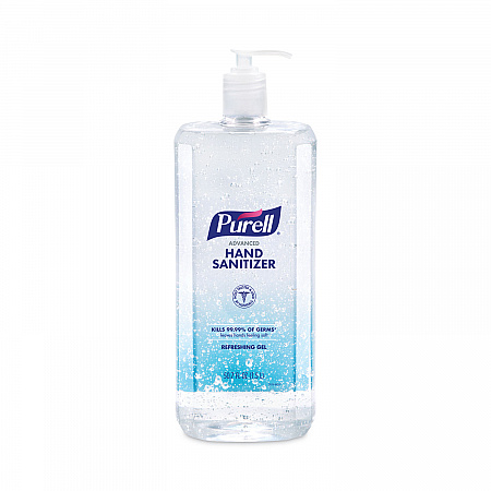 Advanced Hand Sanitizer Refreshing Gel, 1.5 L Pump Bottle, Clean Scent, 4/Carton (501504CT)
