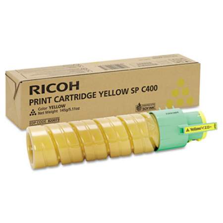 Ricoh 820073 Toner, 6,000 Page-Yield, Yellow
