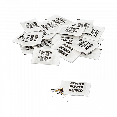 Pepper Packets, 0.1 g Packet, 3,000/Carton (15269)