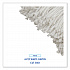 Cut-End Lie-Flat Wet Mop Head, Rayon, 24 oz, White (724REA)