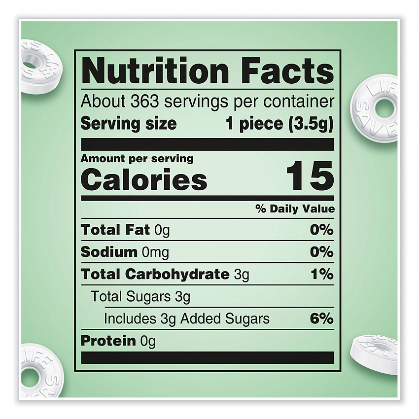 Hard Candy Mints, Wint-O-Green, 44.93 oz Bag (21524)