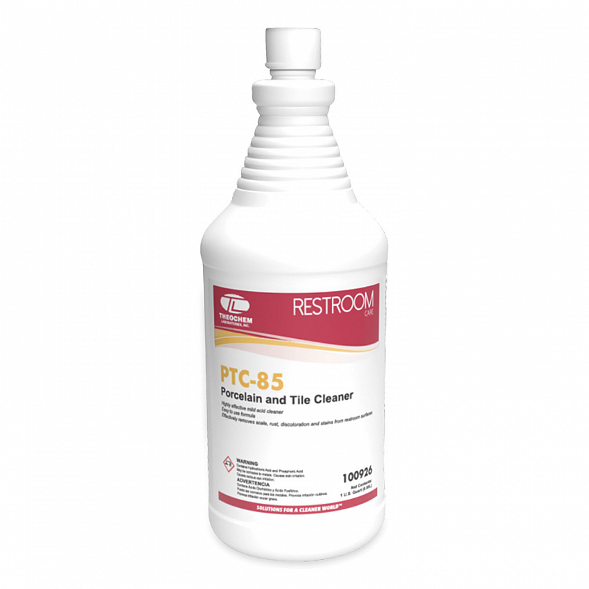 PTC-85 Porcelain and Tile Cleaner, 32 oz Bottle, 12/Carton (926)