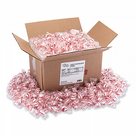 Candy Assortments, Peppermint Puffs Candy, 5 lb Carton (00661)