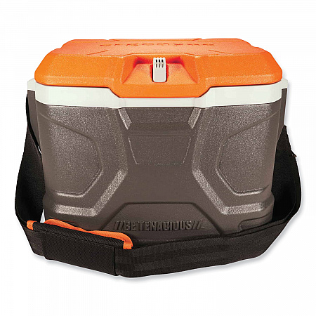 Chill-Its 5170 17-Quart Industrial Hard Sided Cooler, Orange/Gray (13170)