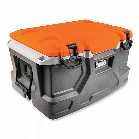 Chill-Its 5171 48-Quart Industrial Hard Sided Cooler, Orange/Gray, 20/Pallet (13173)