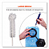 Chill-Its 5159 Hydration Pack Cleaning Kit, Bladder, Tube/Bite-Valve Cleaning Brushes, Drying Rack (13159)