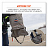 Arsenal 5973 Hoist Bucket Tool Bag with D-Rings and Zipper Top, 150 lb, Gray (15973)
