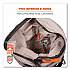 Arsenal 5973 Hoist Bucket Tool Bag with D-Rings and Zipper Top, 150 lb, Gray (15973)