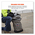 Arsenal 5973 Hoist Bucket Tool Bag with D-Rings and Zipper Top, 150 lb, Gray (15973)