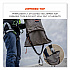 Arsenal 5976 XL Hoist Bucket Tool Bag with Swiveling Carabiner and Zipper Top, 150 lb, Gray (15976)