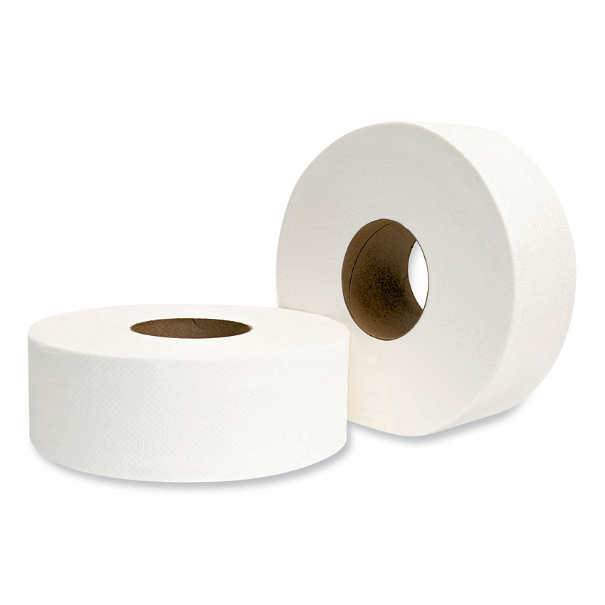 JRT Jumbo Bath Tissue, Septic Safe, 2-Ply, 3.25" x 720 ft, White, 12 Rolls/Carton (202)