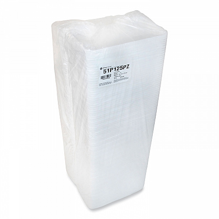 Supermarket Tray, #25PZ, 15 x 8 x 1.25, White, Foam, 200/Carton (51P125PZ)