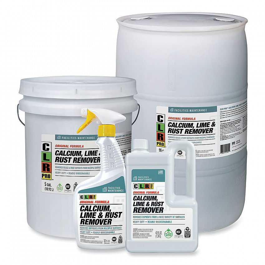 Calcium, Lime and Rust Remover, 32 oz Spray Bottle, 6/Carton (CLR32PRO)