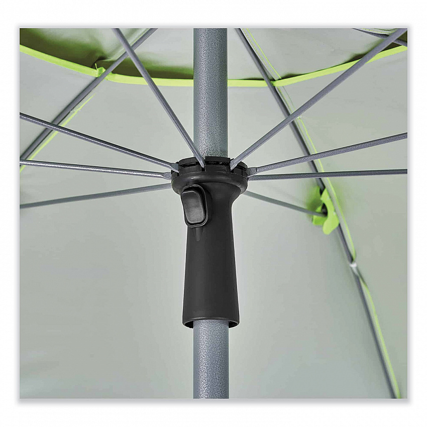Shax 6100 Lightweight Work Umbrella, 90" Span, 92.4" Long, Lime Canopy (12967)