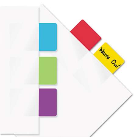 Redi-Tag Removable Page Flags, Red/Blue/Green/Yellow/Purple, 10/Color, 50/Pack (76820)