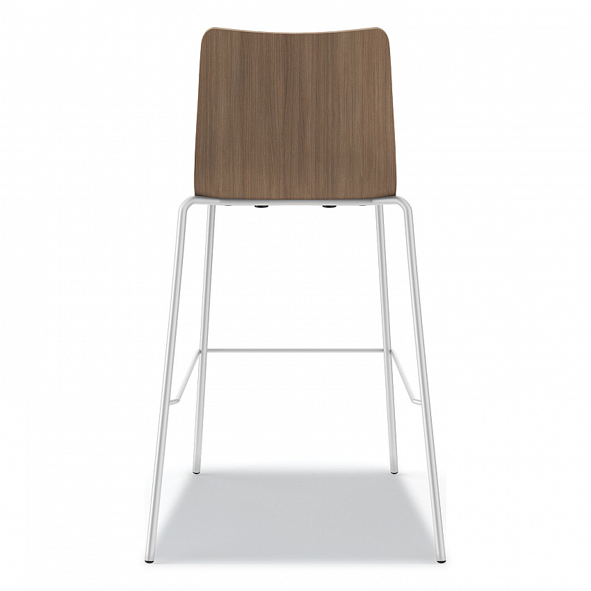 Ruck Laminate Stool, Supports up to 300 lb, 30" Seat Height, Pinnacle Seat/Back, Silver Frame (RUCK5LPINCP8)