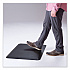 Anti-Fatigue Mat, Rectangular, Black Textured Surface, 24