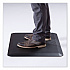 Anti-Fatigue Mat, Rectangular, Black Textured Surface, 24